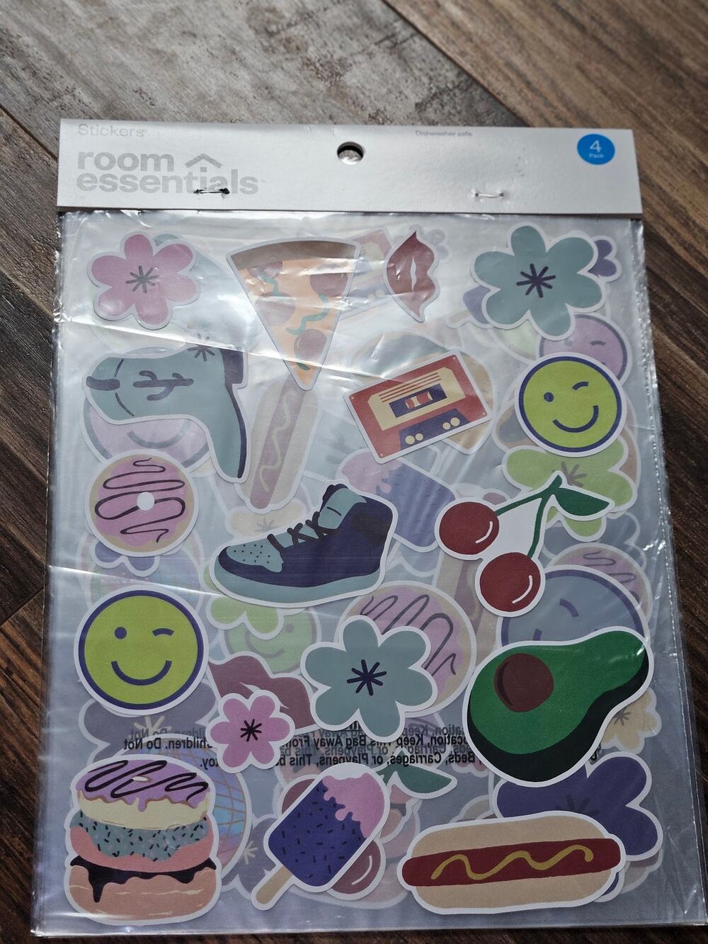 Target Room Essentials 4 Sheets of Water Bottle Stickers